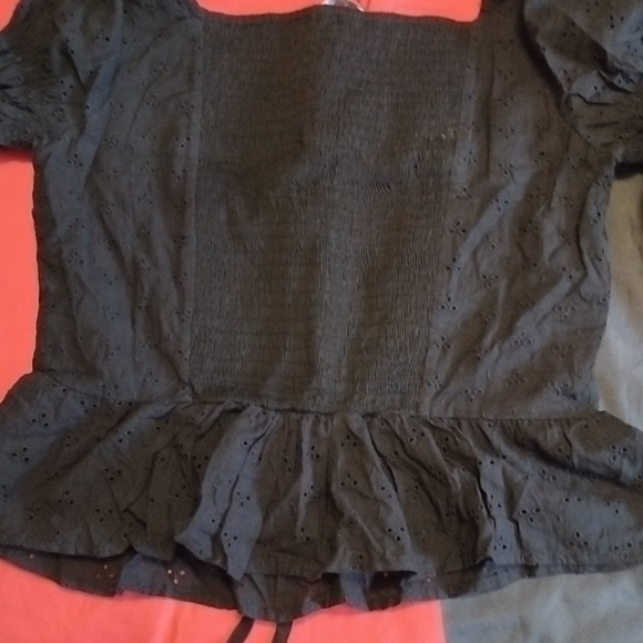 Renaissance Black Victorian Blouse - Picture 4 of 4